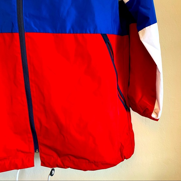 NWT Mens Tommy Hilfiger long Hooded Windbreaker - Picture 5 of 7